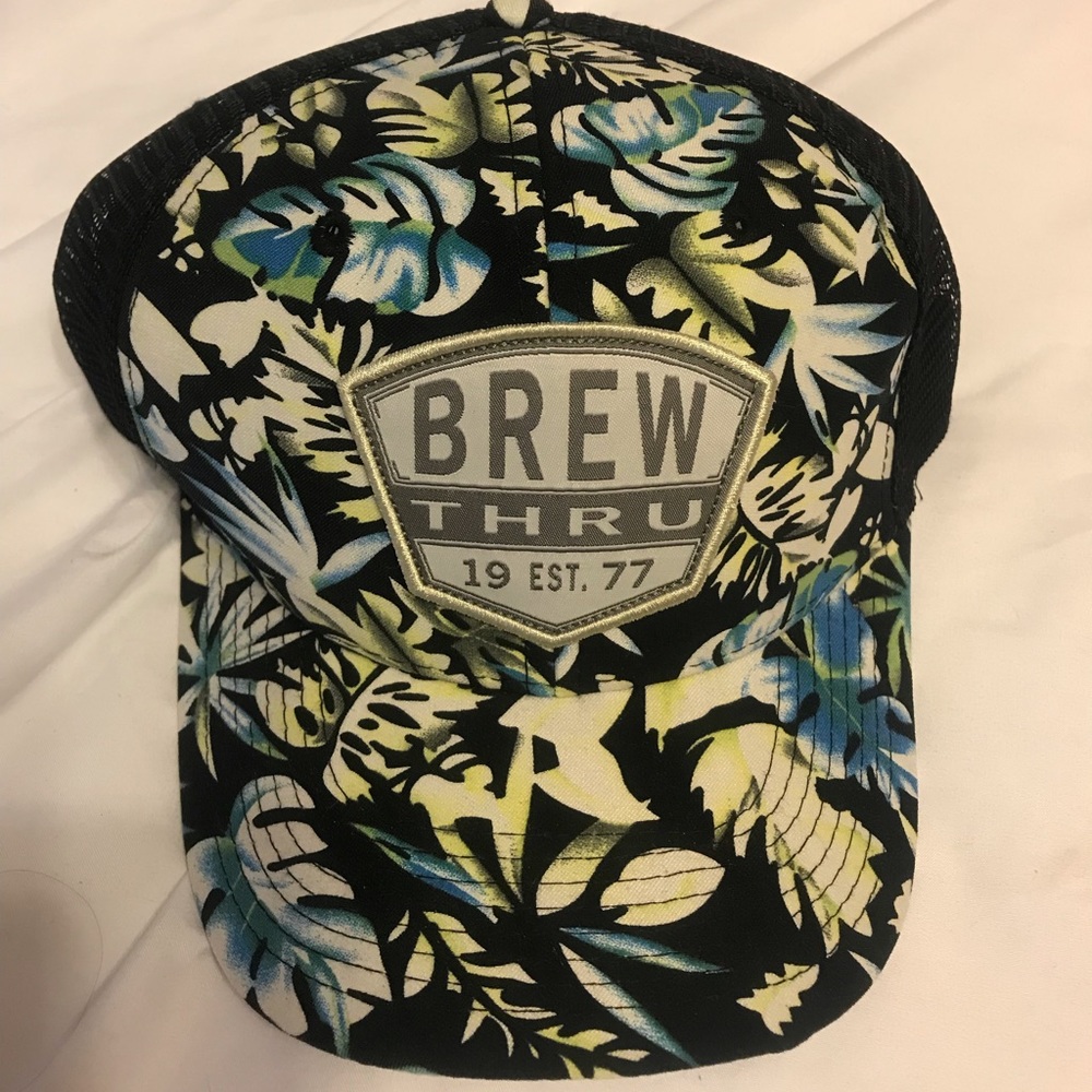Brand new never worn 2017 brew thru trucker hat